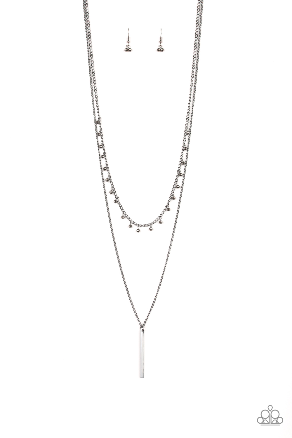 keep your eye on the pendulum black necklace paparazzi