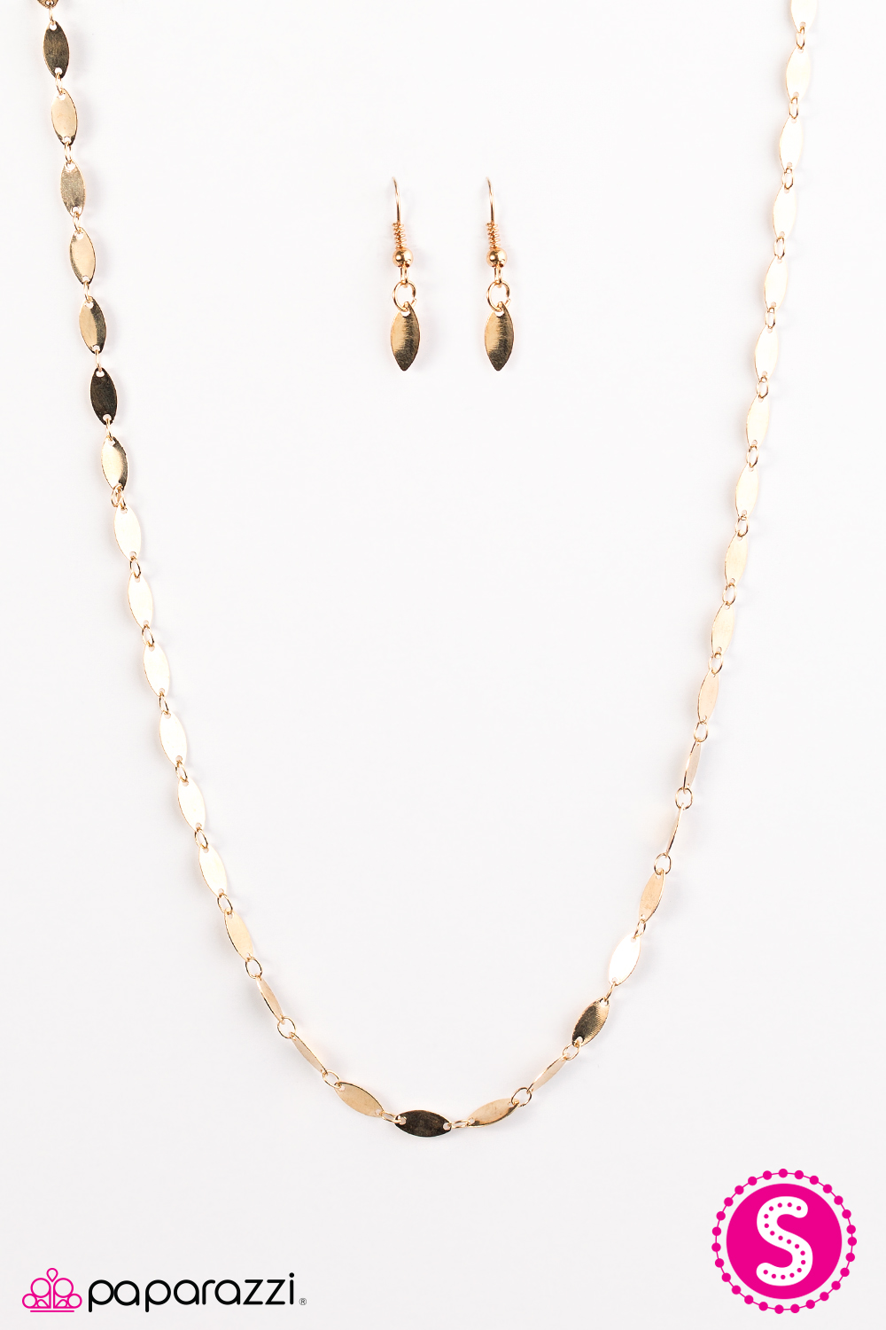 Make A FLASH - Gold Paparazzi Necklace 