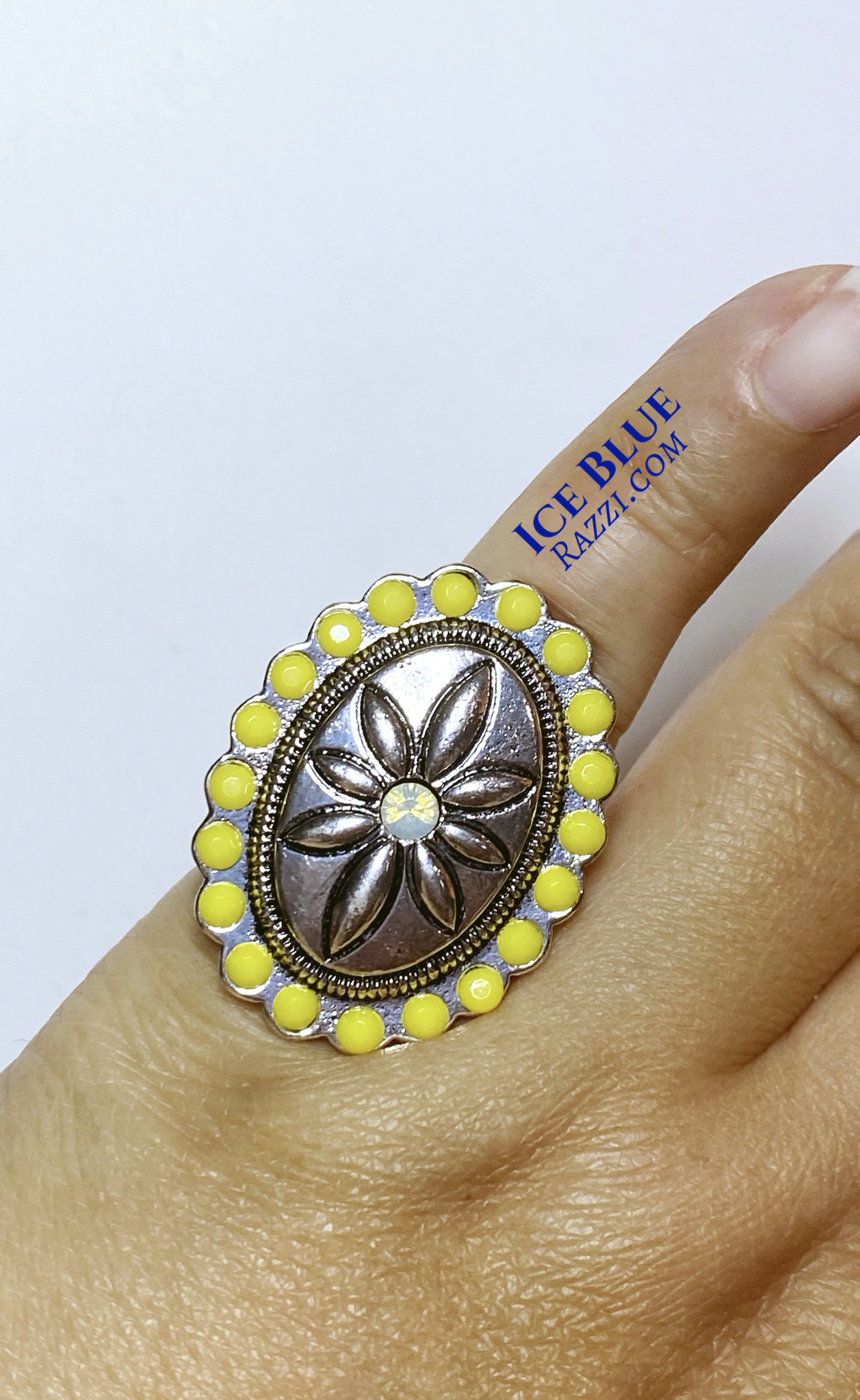 paparazzi garden paradise yellow ring