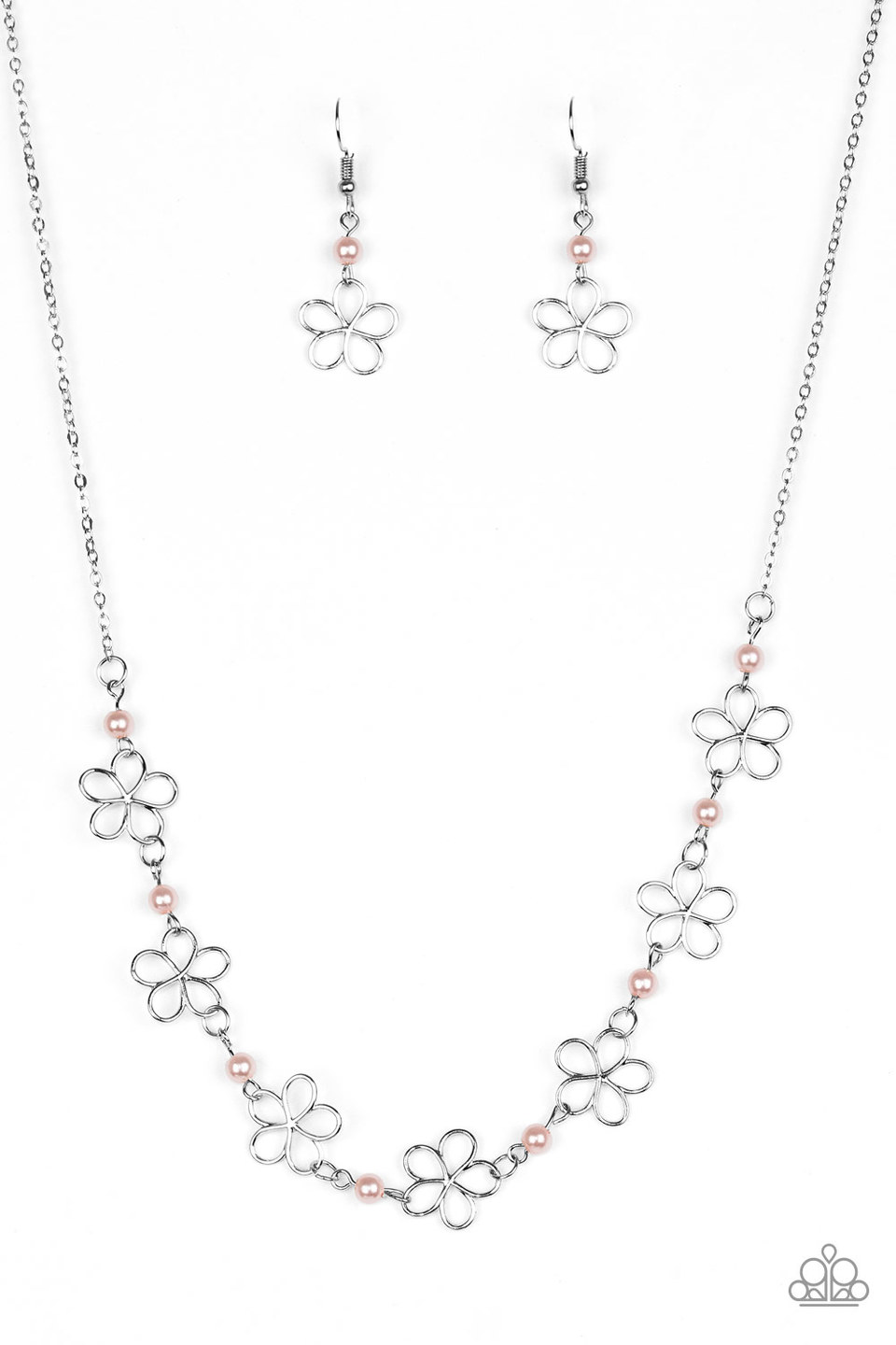 always abloom silver necklace