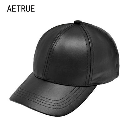 Leather snapback hats