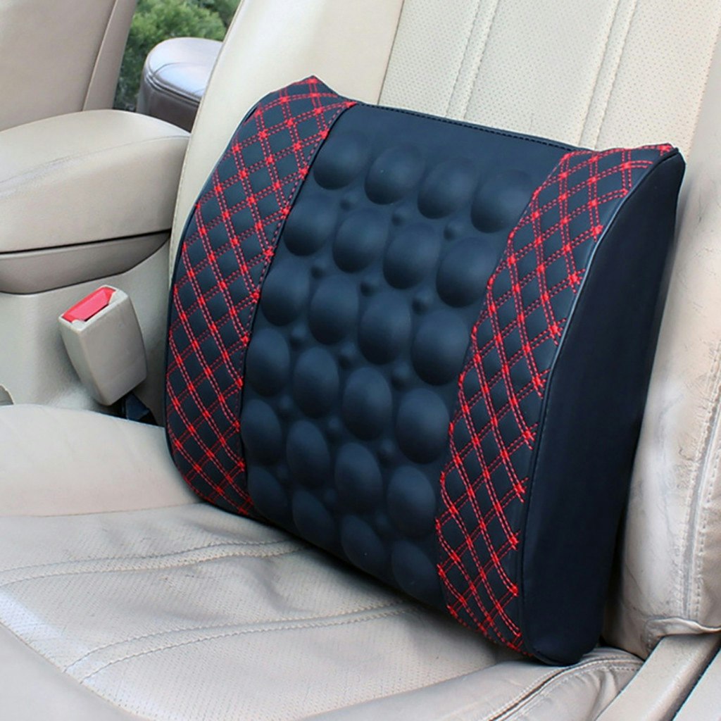 Lumbar Support Pillow Lumbar Support Car Seat with Elastic Band Back Pain  Relief