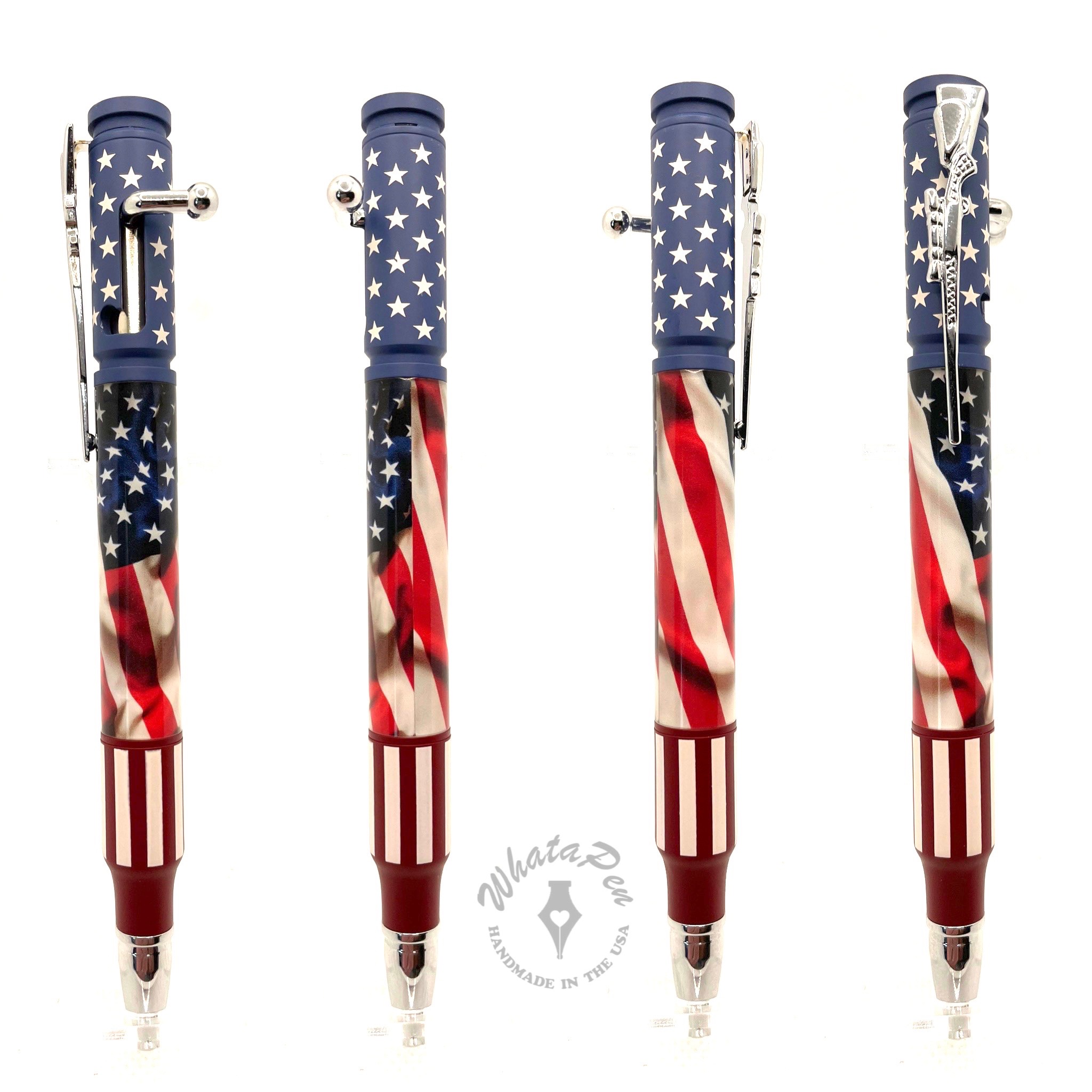 USA Flag themed custom turned bolt action rifle pen - agrohort.ipb.ac.id