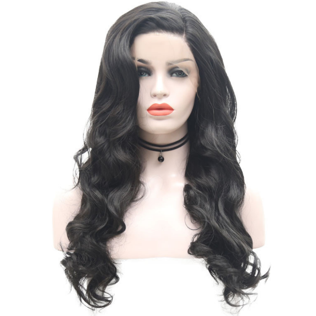 Body Wave Glueless Lace Front Wig Hair Extensions X Pressions