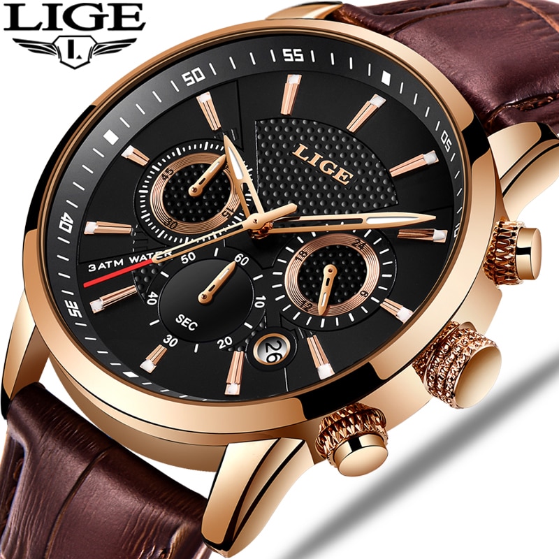 relogio masculino lige mens watches