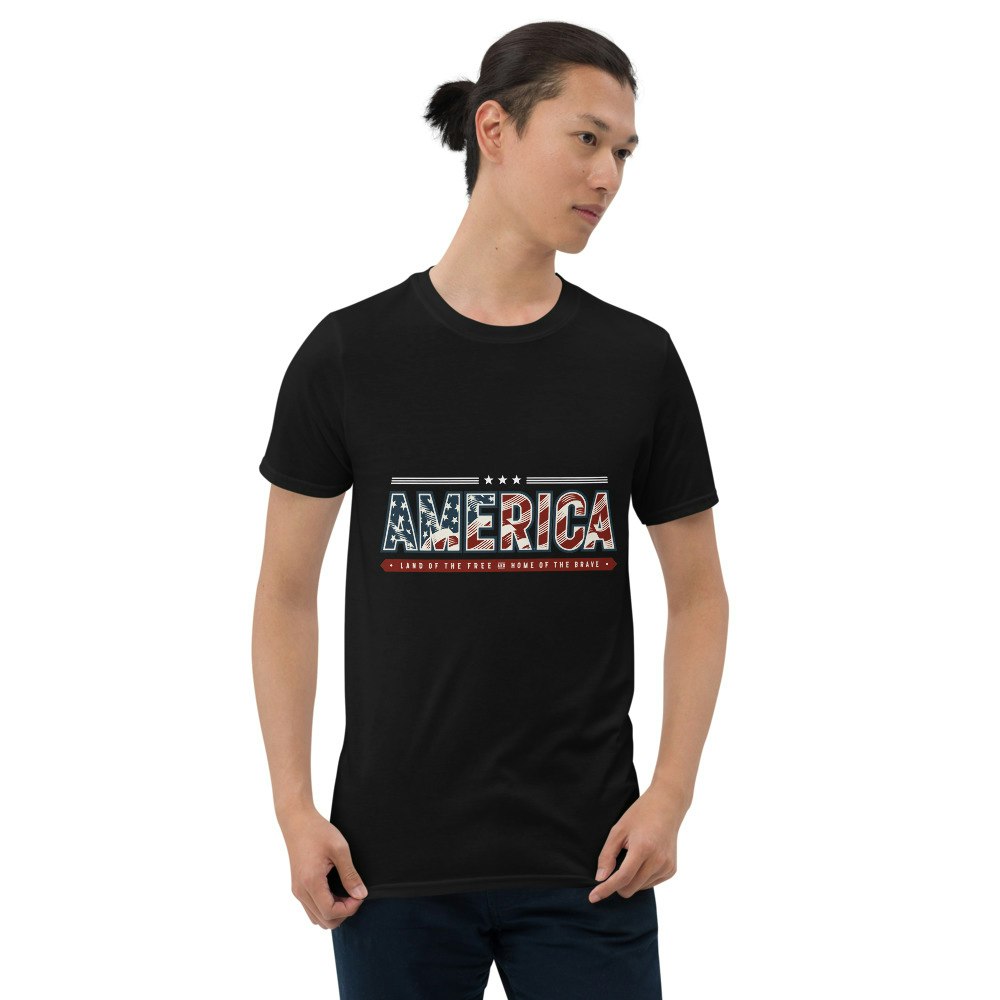 United States Land Of The Free home Of The Braves T-Shirt