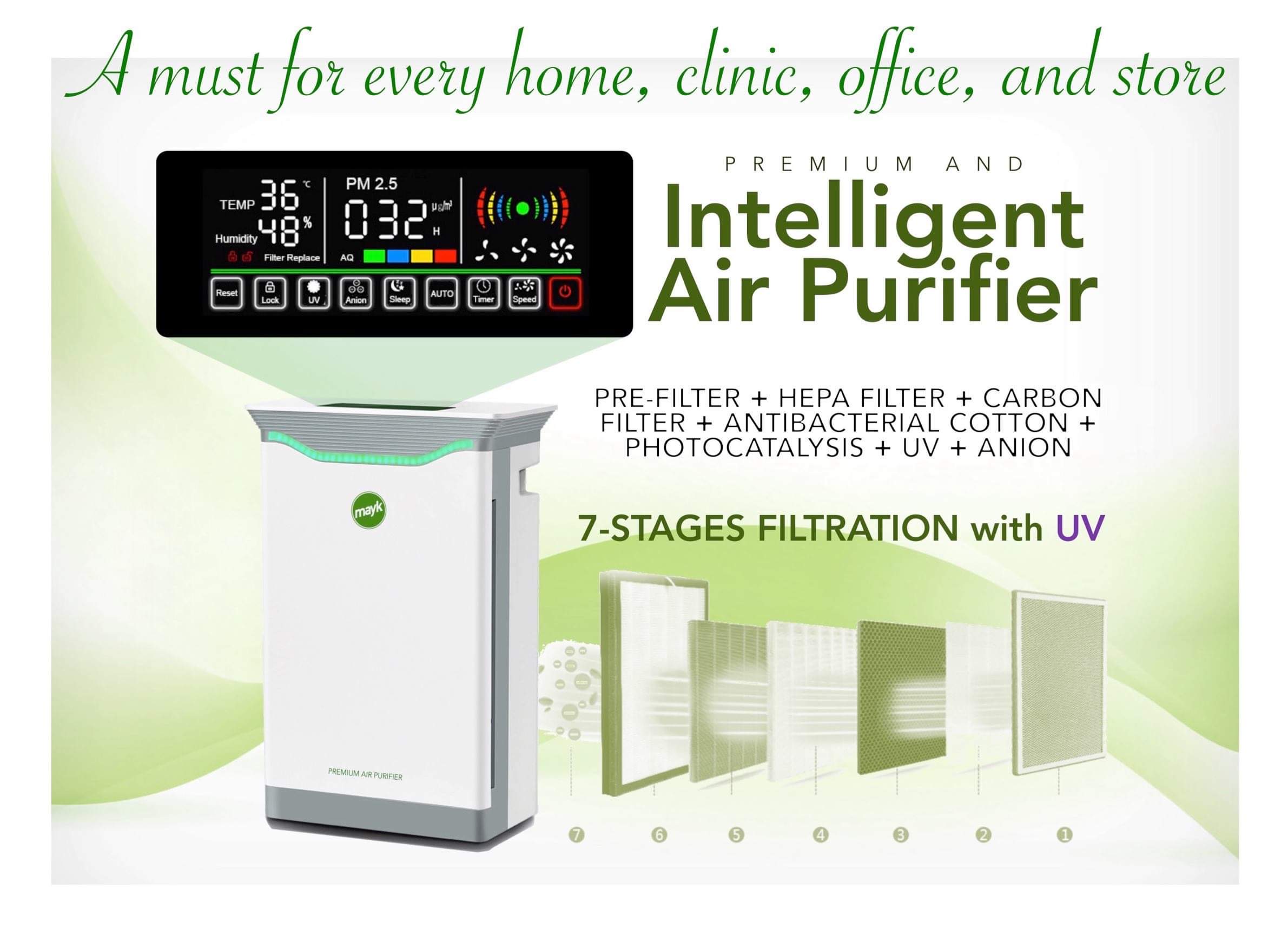 Mayk deals air purifier