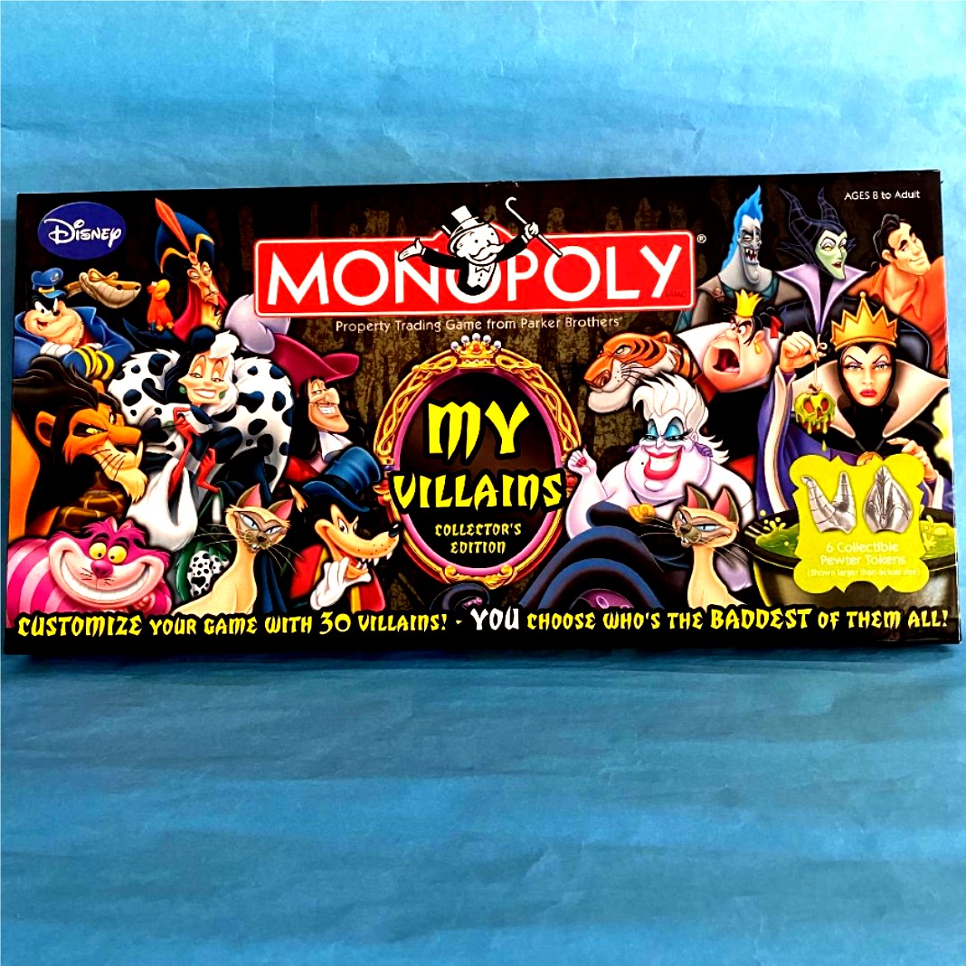 Monopoly Disney My Villains Collector's outlet Edition Board Game 2008