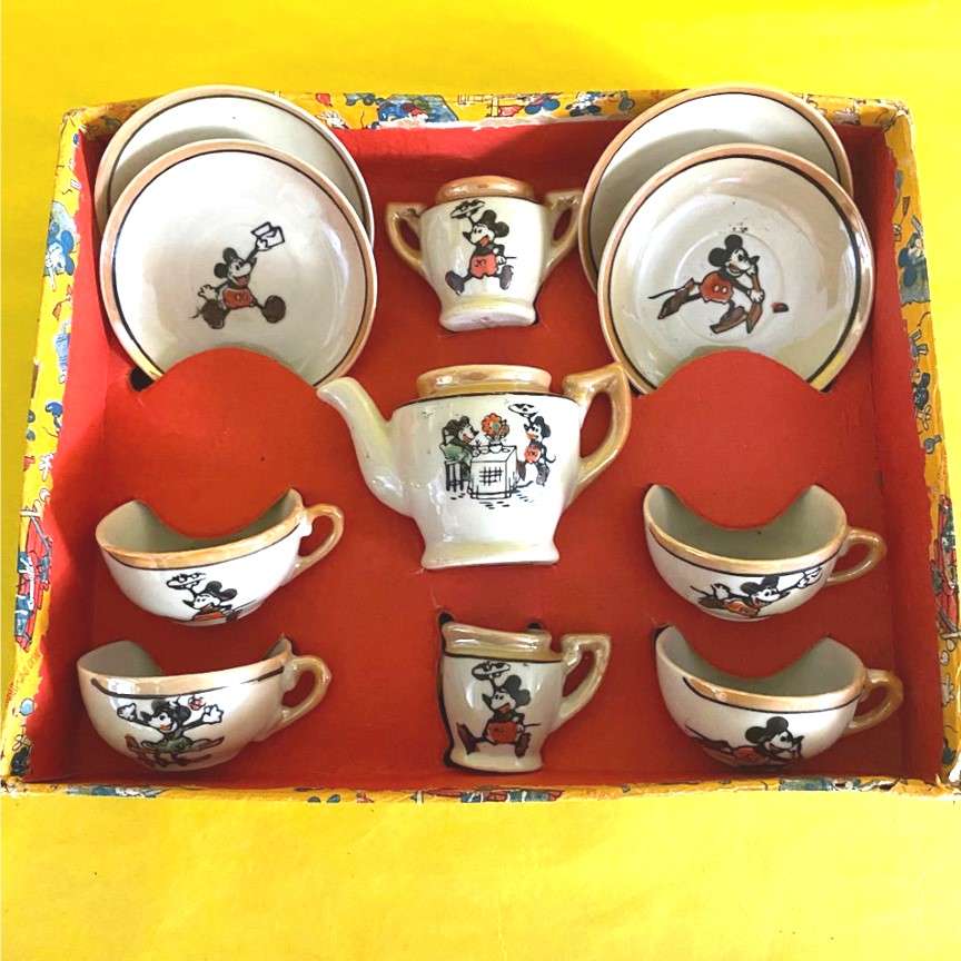 Mickey Mouse Porcelain Tea Set 2024