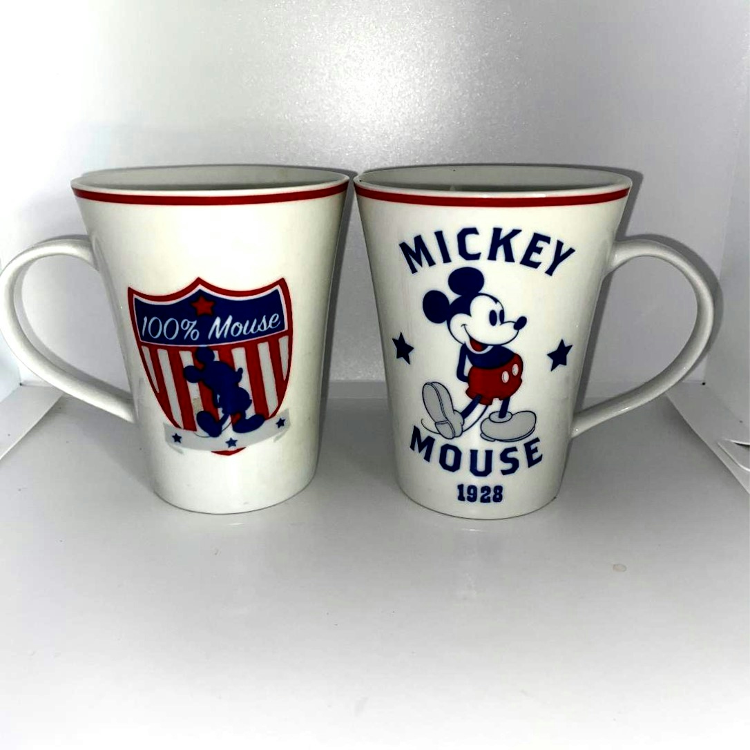 Buy the 2pc. Set of Disney Mickey Mouse Coffee Cups/Mugs