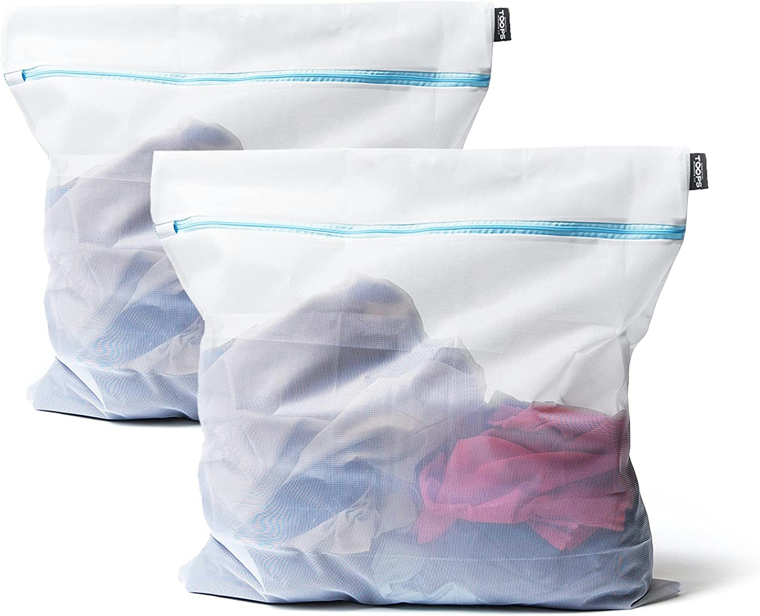 Premium Fine Mesh Laundry Bags for Washing Bras, Lingerie and Delicate  Items, Mesh Bag Made from Polyester, Excellent for Repeated Washing, 24 x  24 x 0.02 Inches - Toops Resources LLC