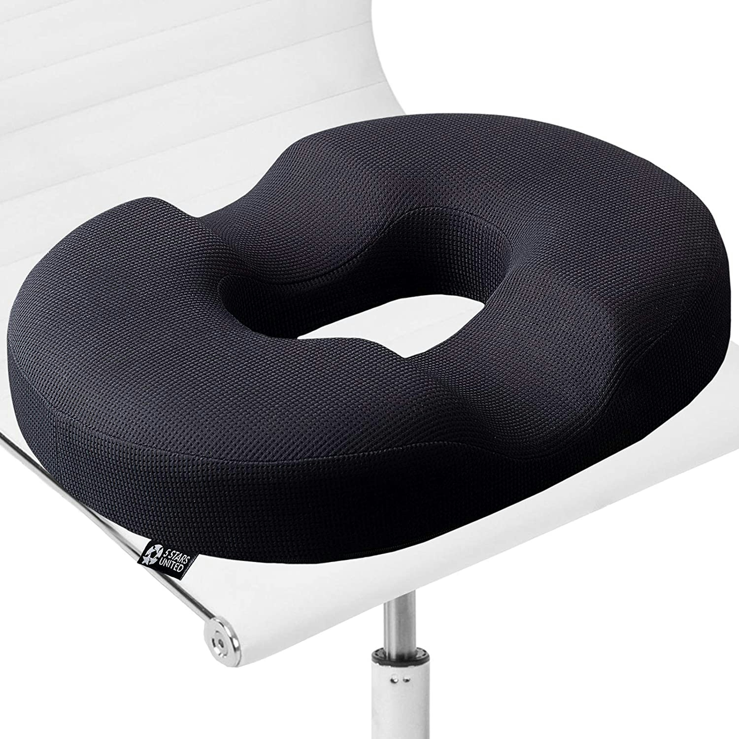 Donut Pillow Hemorrhoid Tailbone Cushion – 100% Memory Foam – Coccyx,  Prostate, Sciatica, Bed Sores, Post-Surgery Pain Relief – Orthopedic Firm  Seat Pad for Home, Office, Car - Toops Resources LLC