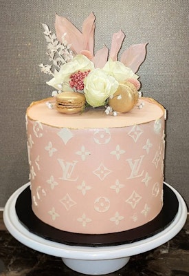Louis Vuitton Cake Decorating Stencils