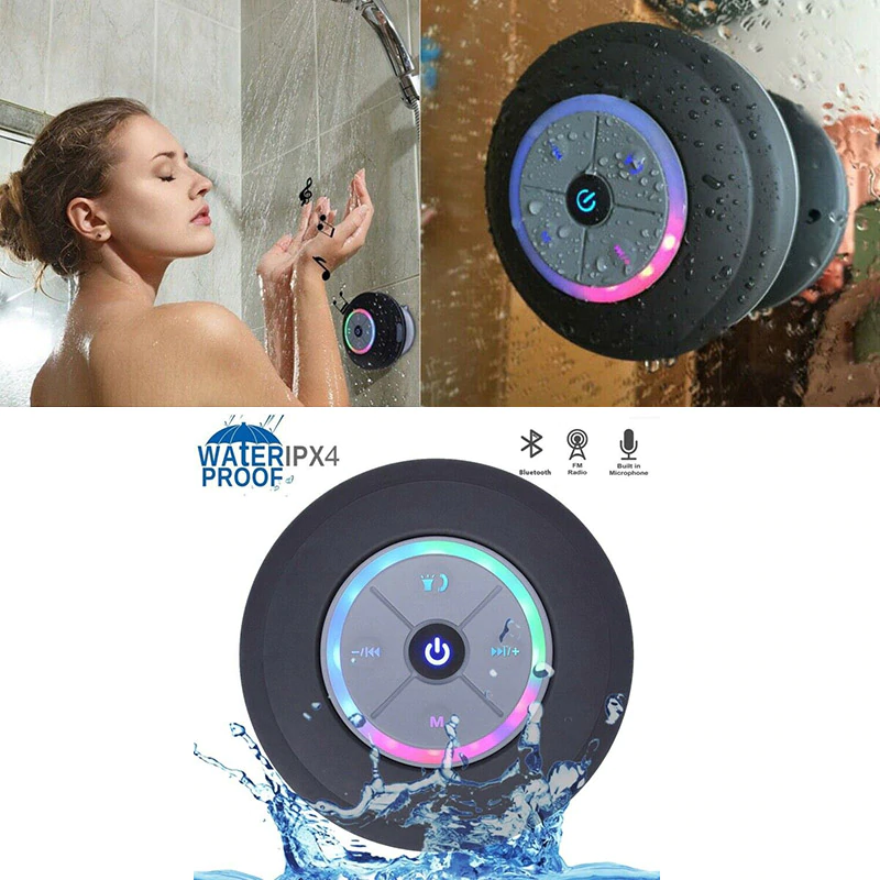 Rainbow LED Waterproof Bluetooth 