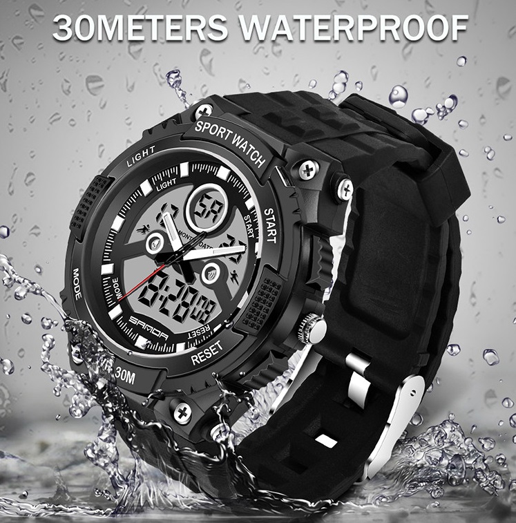 waterproof shockproof watch
