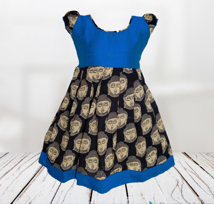 Yellow Kalamkari Frock For Baby Girls | Kids designer dresses, Dresses kids  girl, Frocks for girls