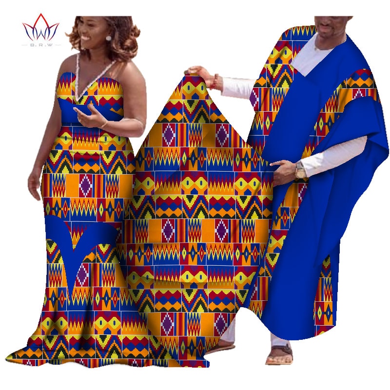 african traditional couple attire