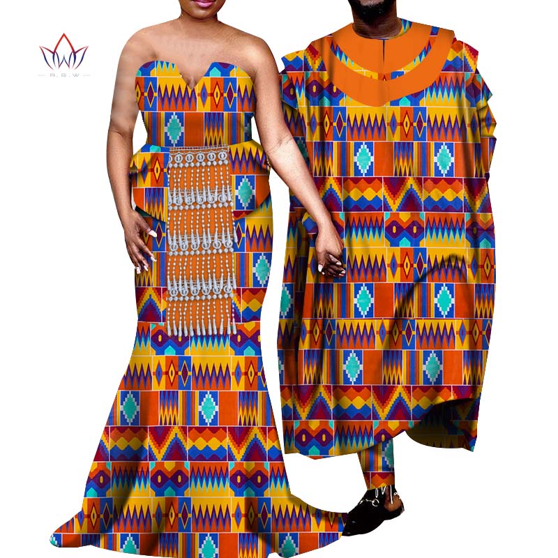 african traditional couple attire