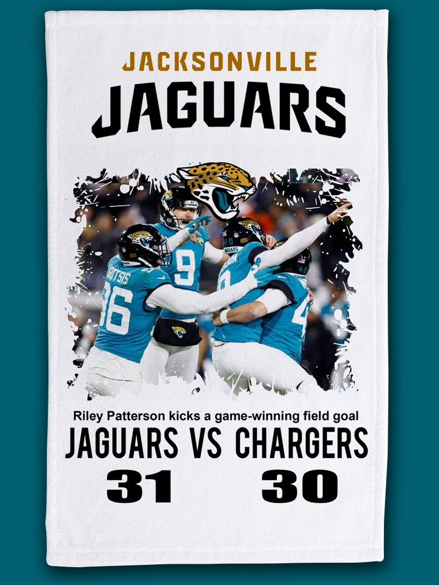 JACKSONVILLE JAGUARS TITANS IT WAS ALWAYS THE JAGS RALLY TOWEL. 2022