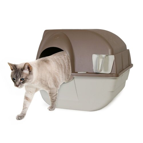rolling cat litter box