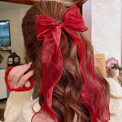 Korean Style Black Big Large Velvet Bow Hair Clip For Women - Welcome to   - Your Online Anime / Manga / Comic Merchandise Store & Fashion  Shop