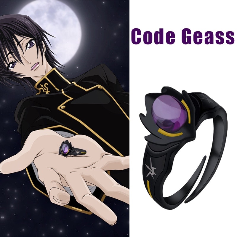 Code Geass Lelouch & C.C. Adjustable Rings Anime Cosplay 