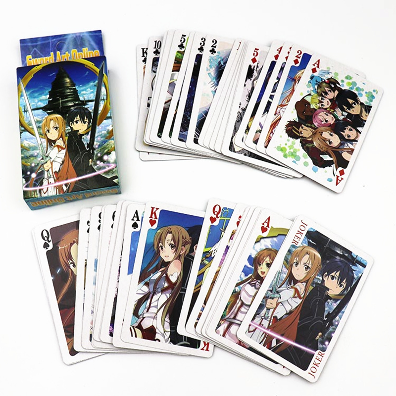 PIONEER Anime Playing Cards Promo Deck 52 Standard 4 Joker Lupin Onmyoji  Trigun  Inox Wind