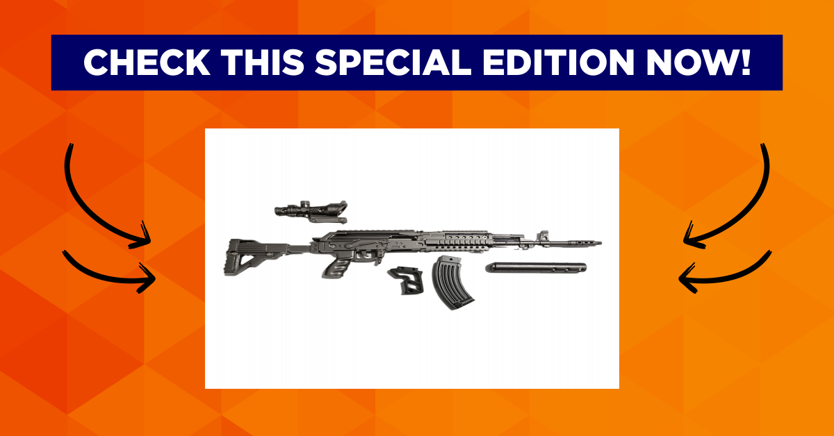 Antique Medium Size Call of Duty, PUBG Assault Rifle for Home Decor ...