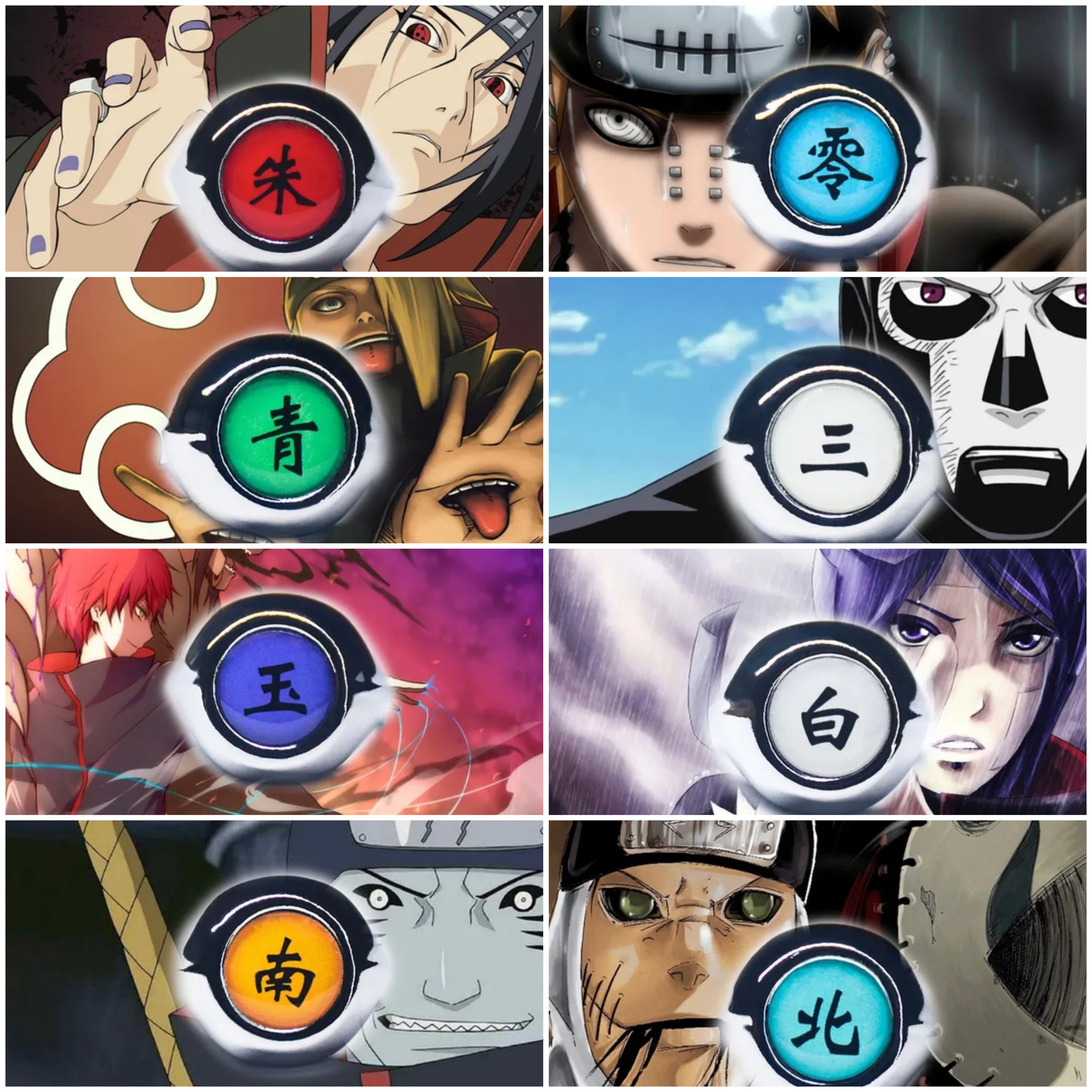 Naruto Akatsuki Rings Meanings