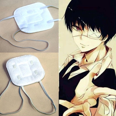 Classic Anime Tokyo Ghoul Cosplay Accessories Kaneki Ken Cotton Half Face Patch Eye - Welcome to - Your Online Anime / Manga / Comic Merchandise Store & Fashion Shop Classic Anime Tokyo Ghoul Cosplay Accessories Kaneki Ken Cotton Half Face Patch Eye - Welcome to - Your Online Anime / Manga / Comic Merchandise Store & Fashion Shop