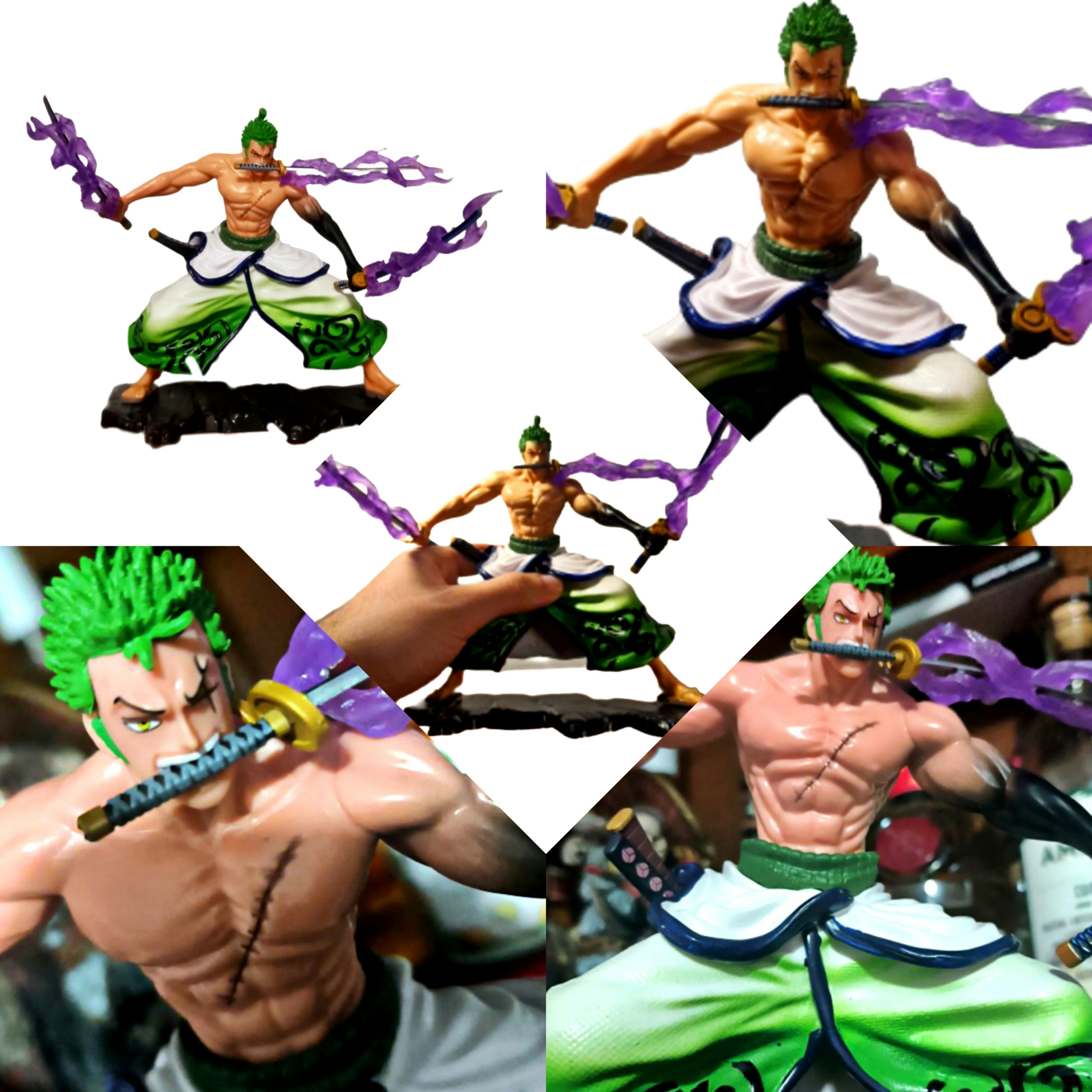 One Piece Roronoa Zoro Fighting Stance Standing Action Figure - Welcome ...