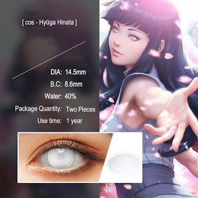 Pair Cosplay Naruto Shippuden Anime Hinata Eyes Contact Lenses - Welcome to   - Your Online Anime / Manga / Comic Merchandise Store & Fashion  Shop