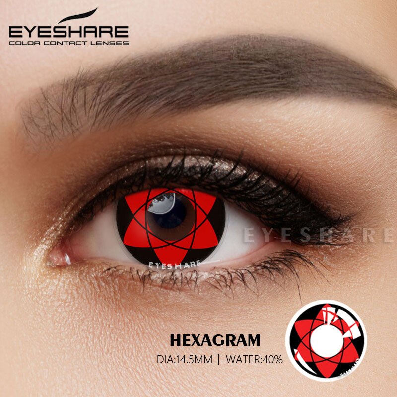Sweety Anime Tear Orange | Anime Contacts | With Prescription – SweetyCon
