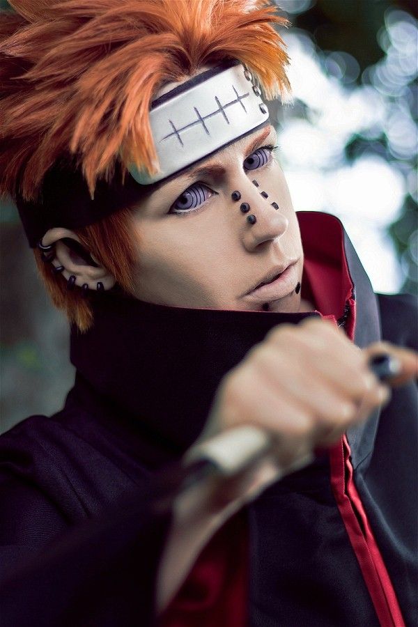 Anime Naruto Shippuden Cosplay Yahiko Pain Orange Wig Cosplay