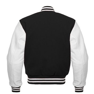  Baseball letterman Varsity Jackets Basketball Jacket Genuine  Leather Sleeves Multi wool colors jackets S-2XL (as1, alpha, s, regular,  regular, Black/White, Small): Clothing, Shoes & Jewelry