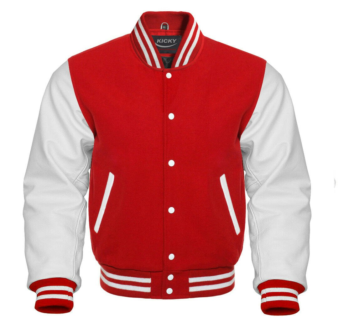 Merqwadd Mens Womens Letterman Jacket High School Baseball Varsity Bomber  Jacket 