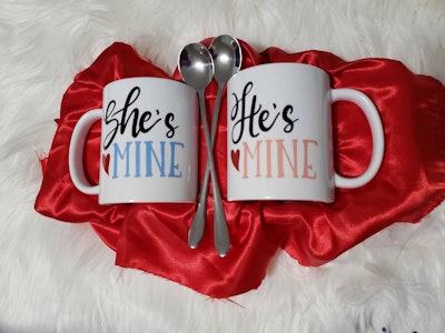 Valentine's Series Set of 4 Mugs