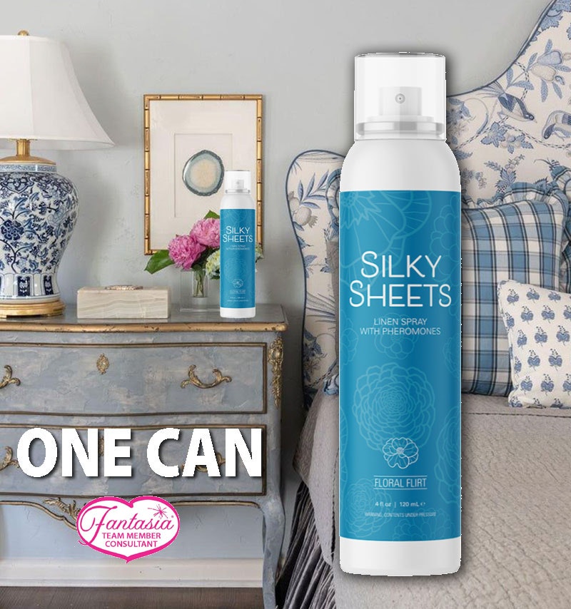 Silky Sheets Pheromone Infused Linen Spray Floral Flirt Miss Sensuále
