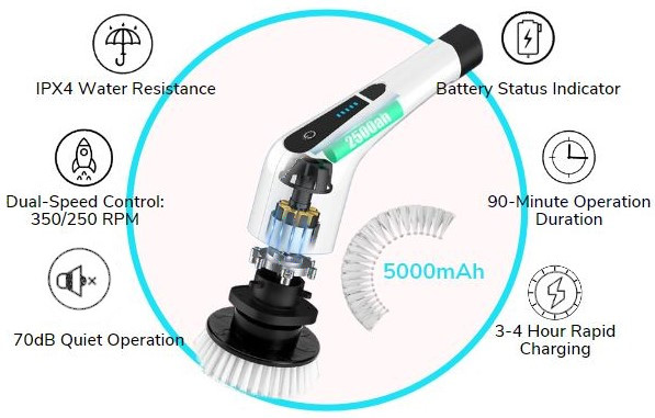 فرشاة تنظيف كهربائية