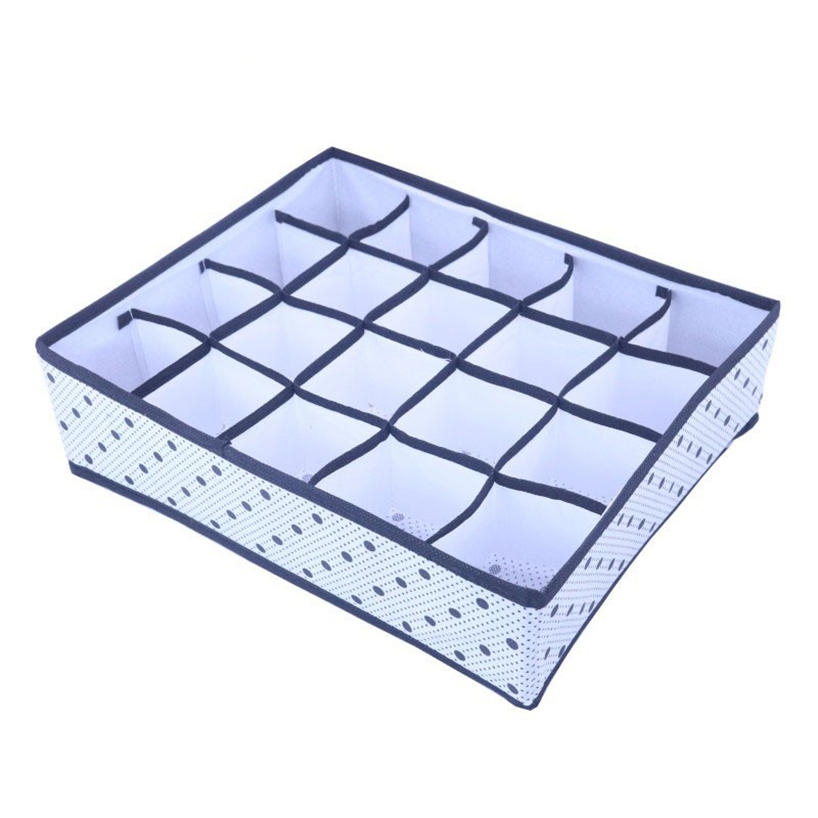 Collapsible 20 Cell Drawer Organizer For Panties Free Shipping