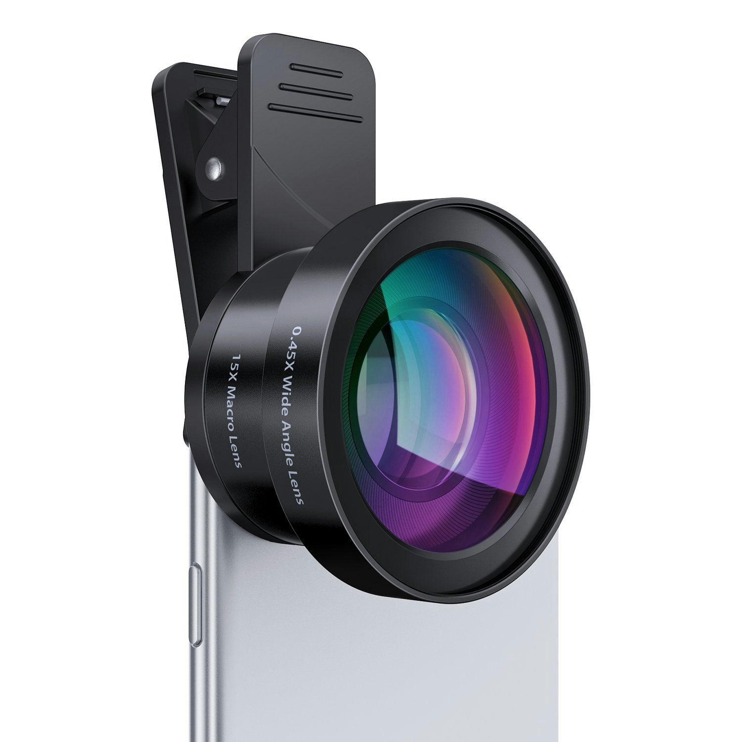 AUKEY Ora Wide Macro Clip On iPhone Camera Lens - The Smartphone Gadget Store