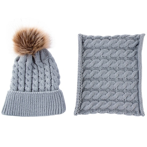 baby winter hat and scarf