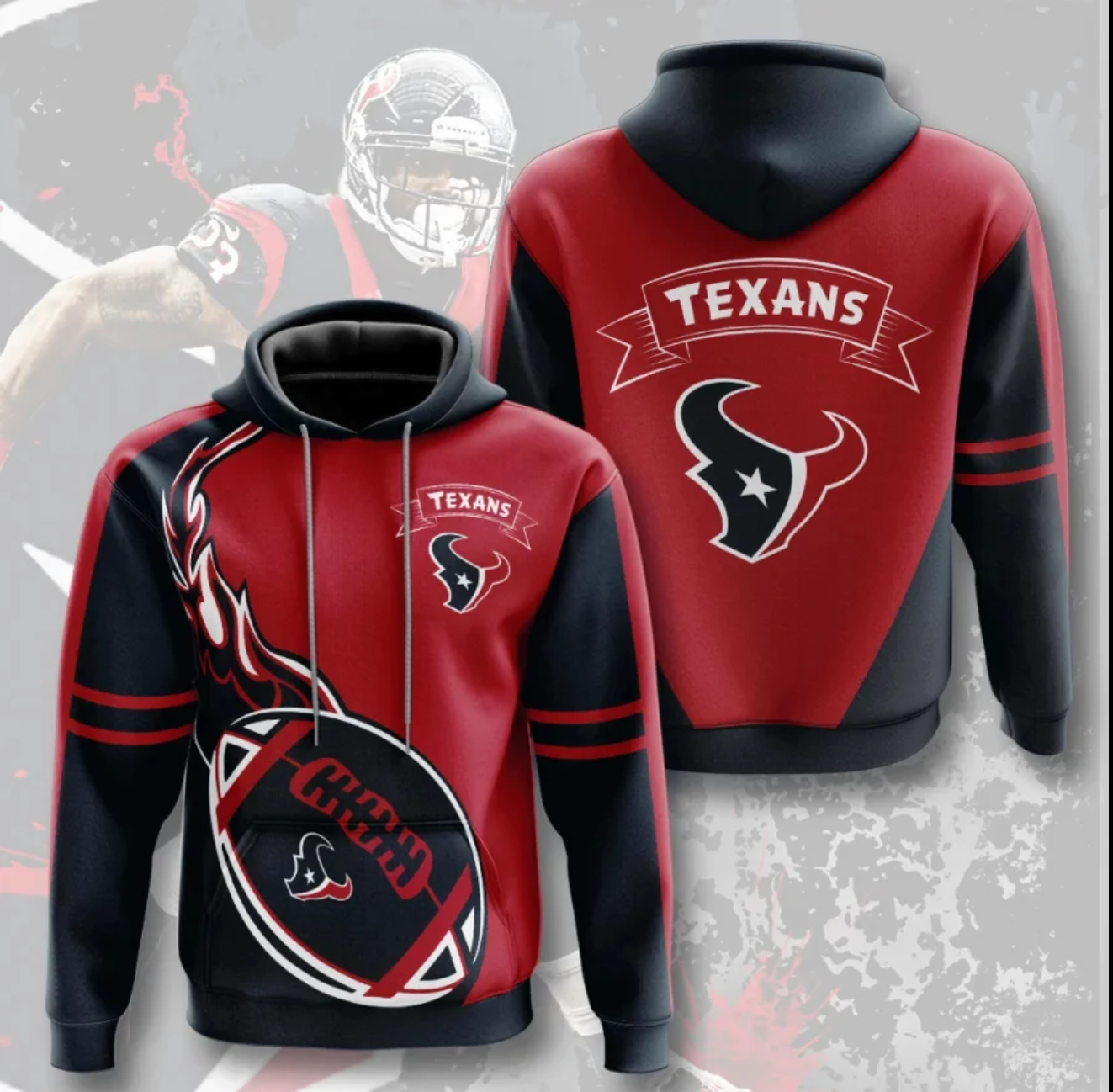 red texans hoodie