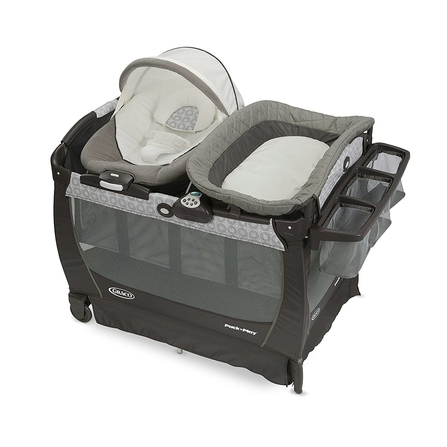 Pack and play with best sale bassinet graco