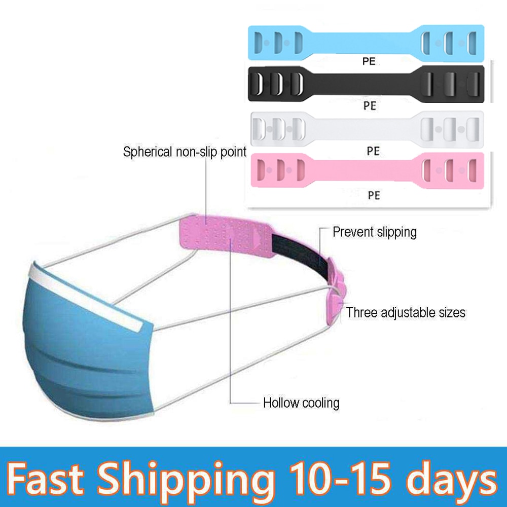 20 Pcs Mouth Covers Strap Extender Silicon Adjustable Buckle Extension Buckle Hooks Ear Protector Artifact Anti-Leak to Relieve Pain Accessories Protector Holder 