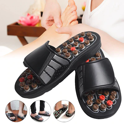Get Foot Reflexology Massage Slippers PNG