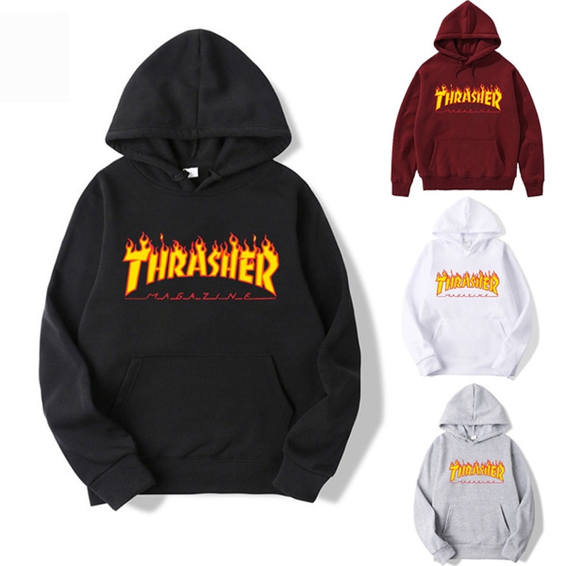 Thrasher best sale fire hoodie