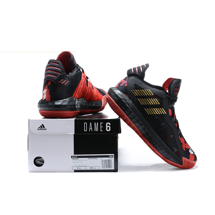dame 6 black red